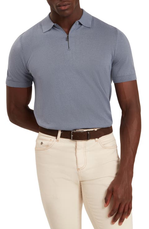 Givrans Zip Polo Sweater