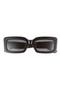 Indy 51mm Polarized Rectangular Sunglasses