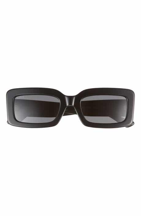 DIFF Indy 51mm Polarized Rectangular Sunglasses