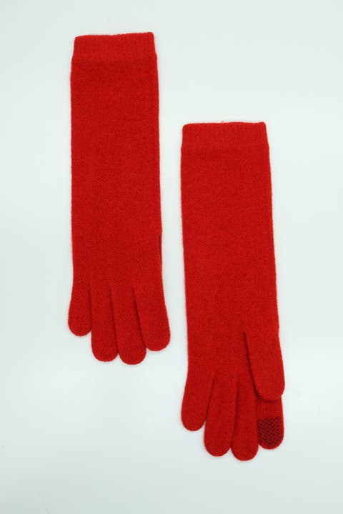 Cashmere tech gloves