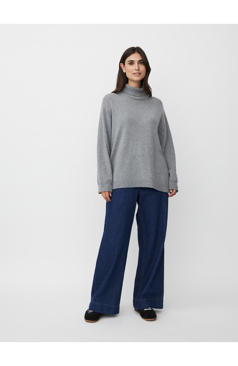 Masai Copenhagen MaFaricka Long Sleeve Roll Neck Sweater, Alternate, color, M. Grey Mel.