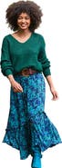 Joe Browns Crinkle Ruffle Maxi Skirt