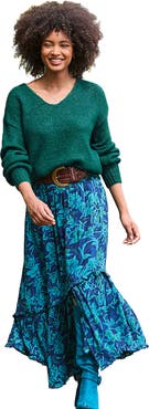Joe Browns Crinkle Ruffle Maxi Skirt