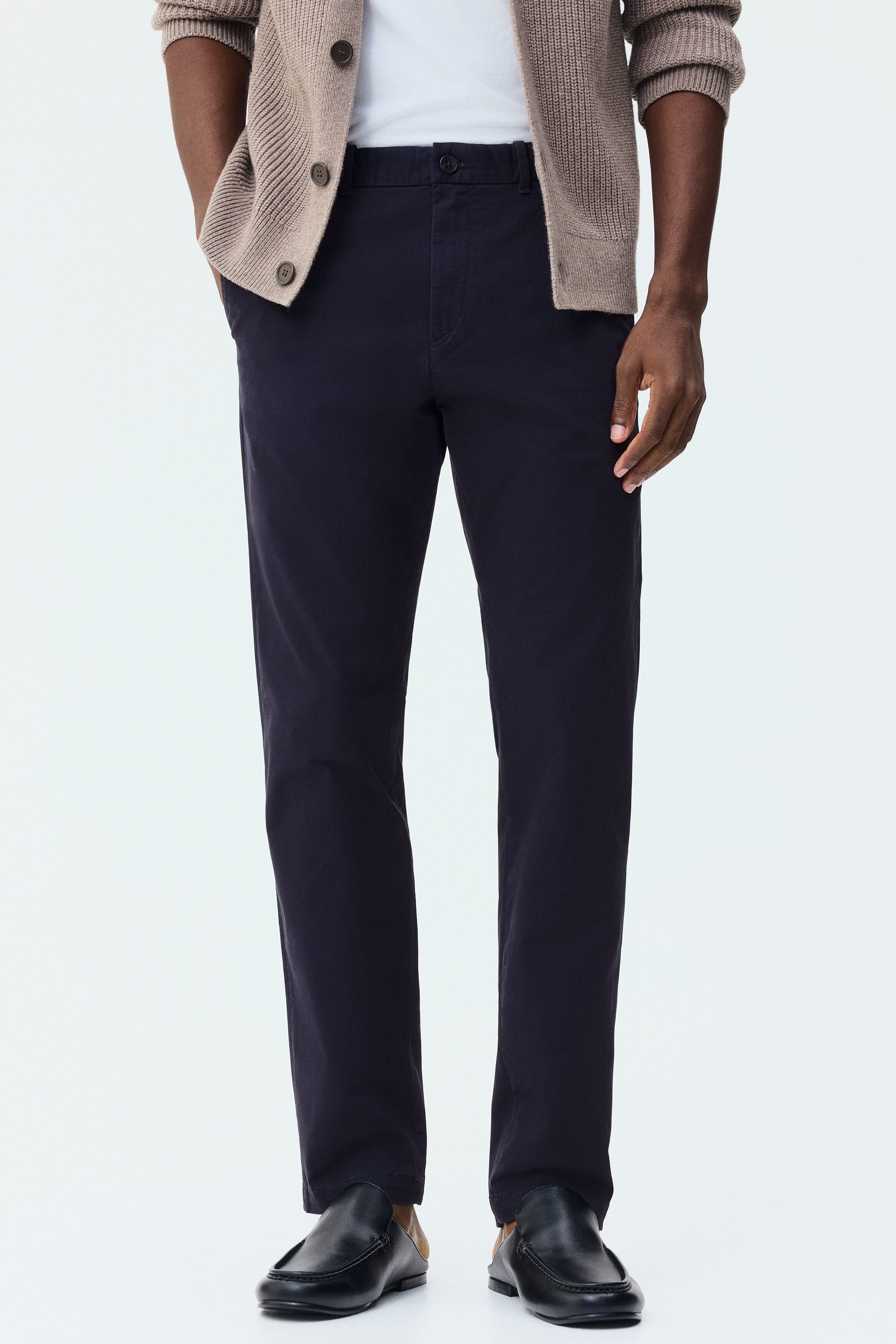 Slim-fit cotton chinos - image 2