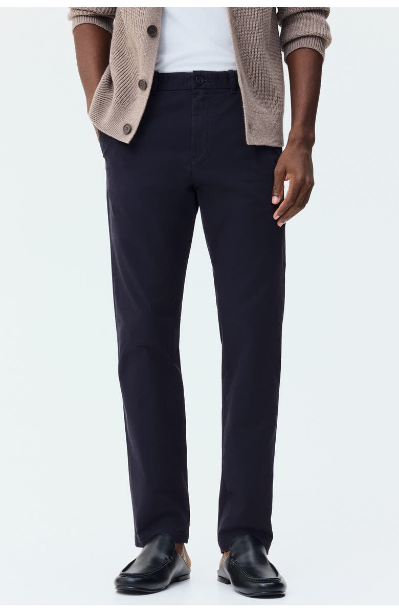 H&M Slim-fit cotton chinos, Alternate, color, Dark Blue