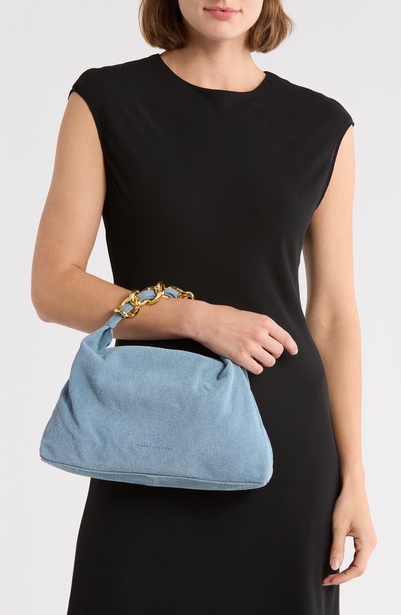 AIMEE Glow Top Handle Handbag, Alternate, color, Blue Denim