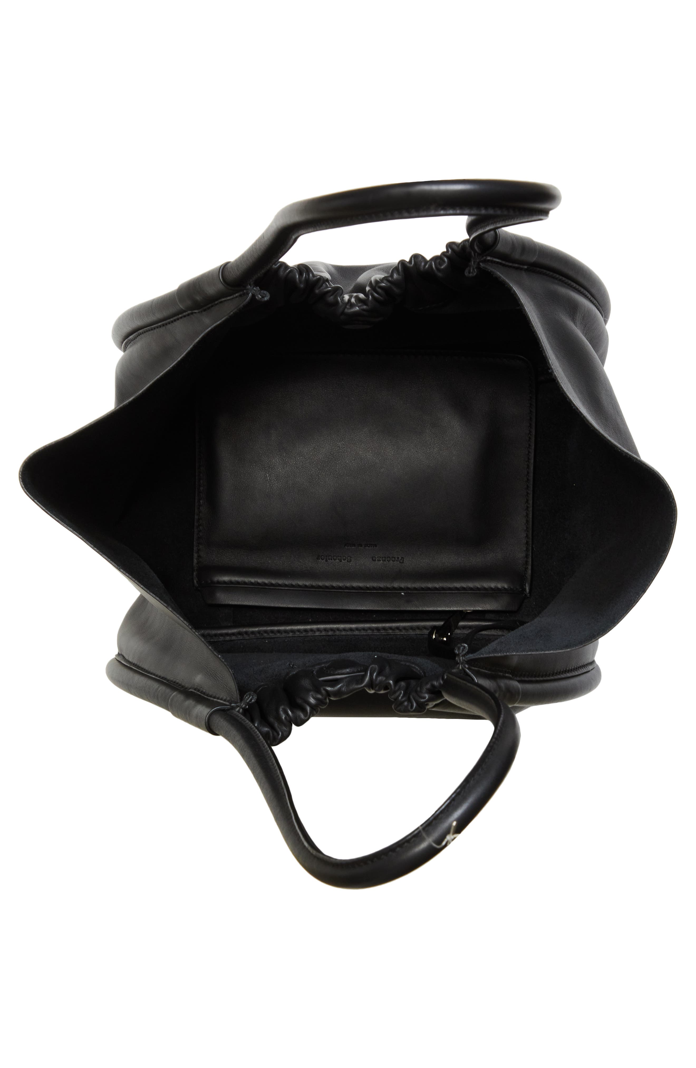 Proenza Schouler Large Ruched Leather Tote, Alternate, color, 