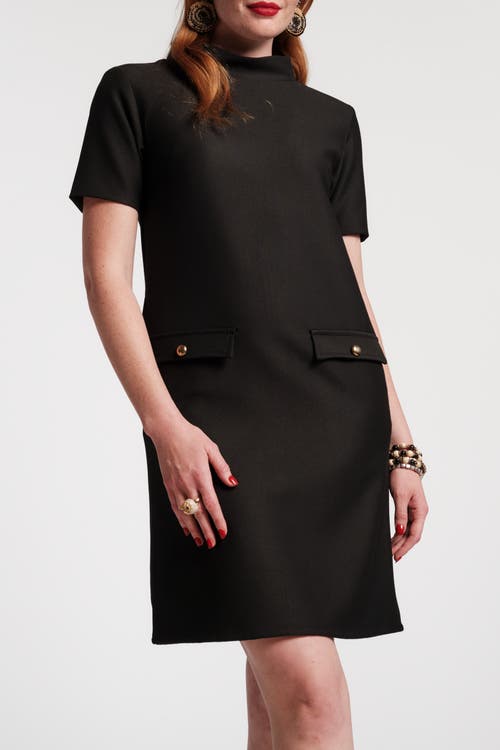 Frances Valentine Sarah Shift Dress In Black