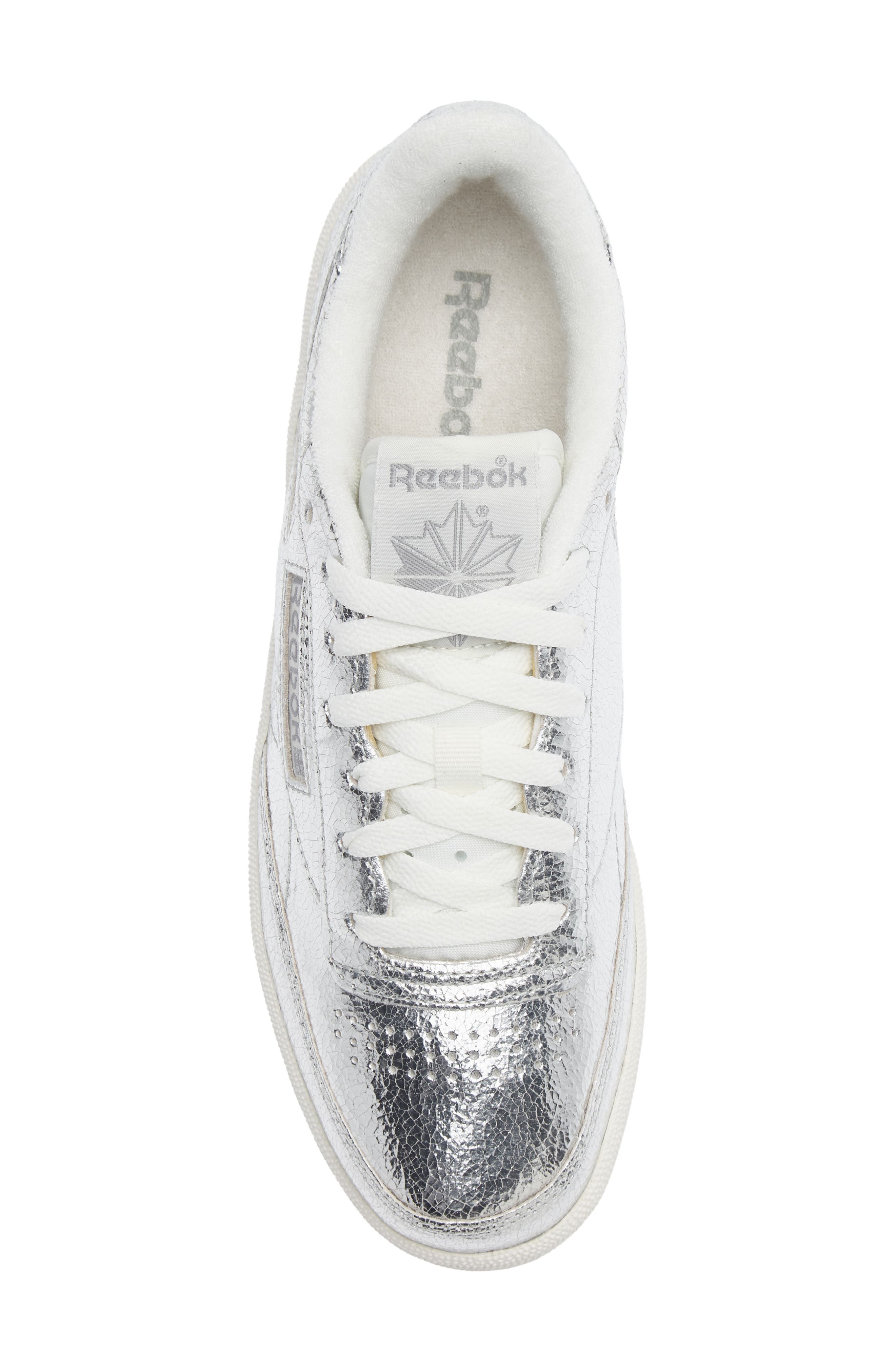 Club C 85 Vintage Sneaker, Alternate, color, SILVER CHALK GREY