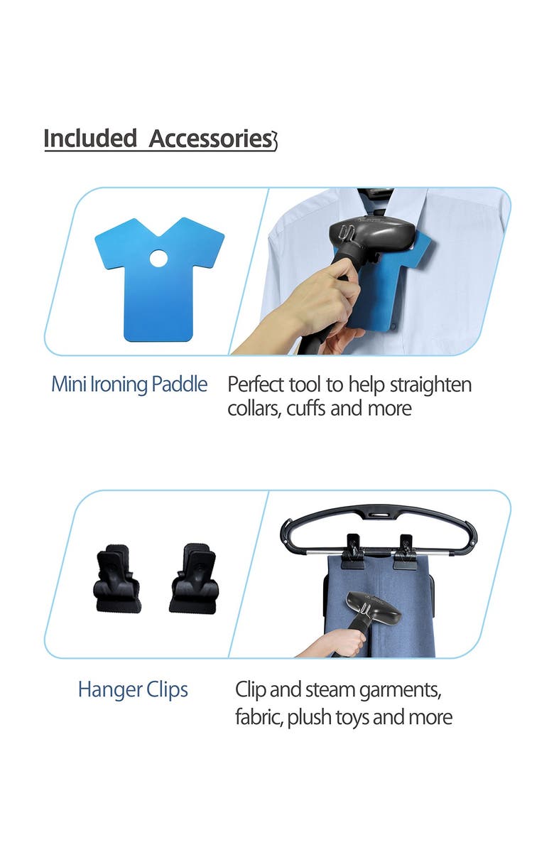 SALAV Refurb GS49-DJ Professional Dual Bar Garment Steamer, Alternate, color, Gold