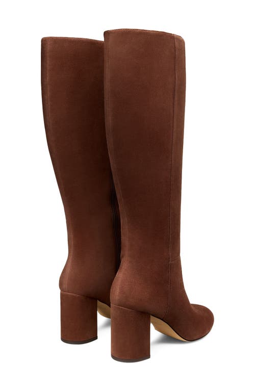 Stuart Weitzman Wynn Zip Boot In Brown