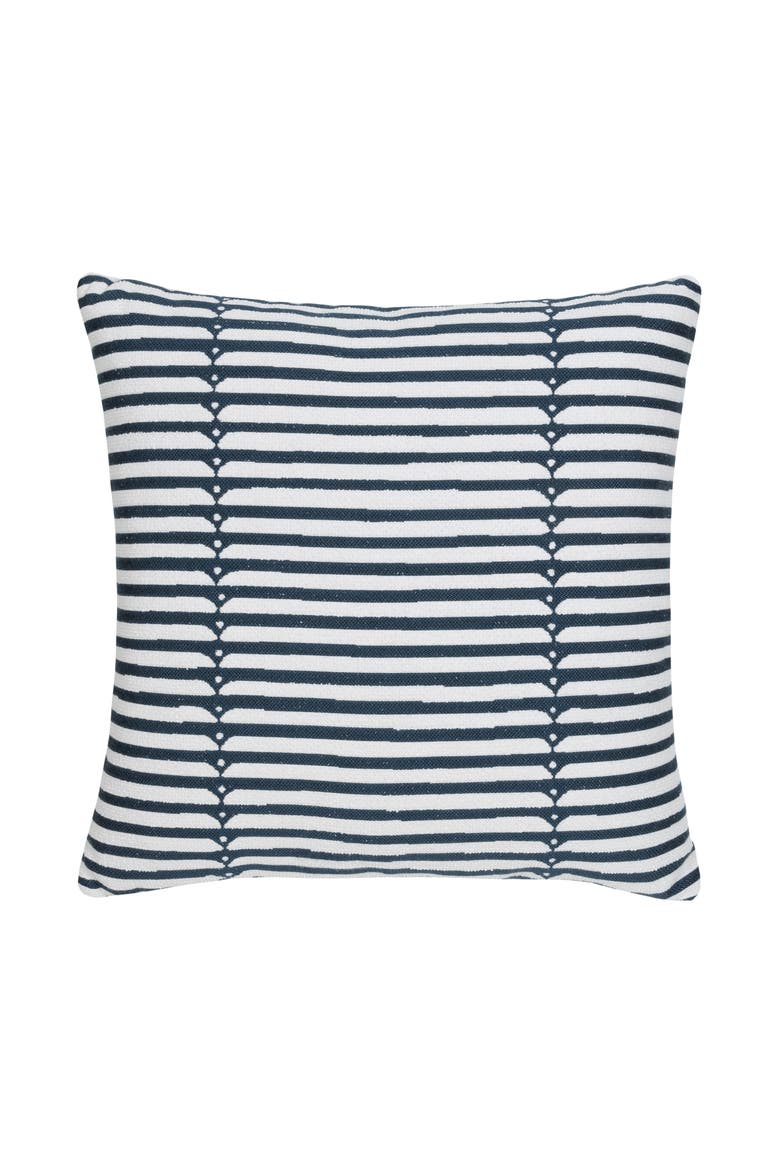 Sincerity Indoor & Outdoor Woven Accent Pillow, Alternate, color, Denim