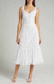 PAIGE Pallas Eyelet Sleeveless Dress