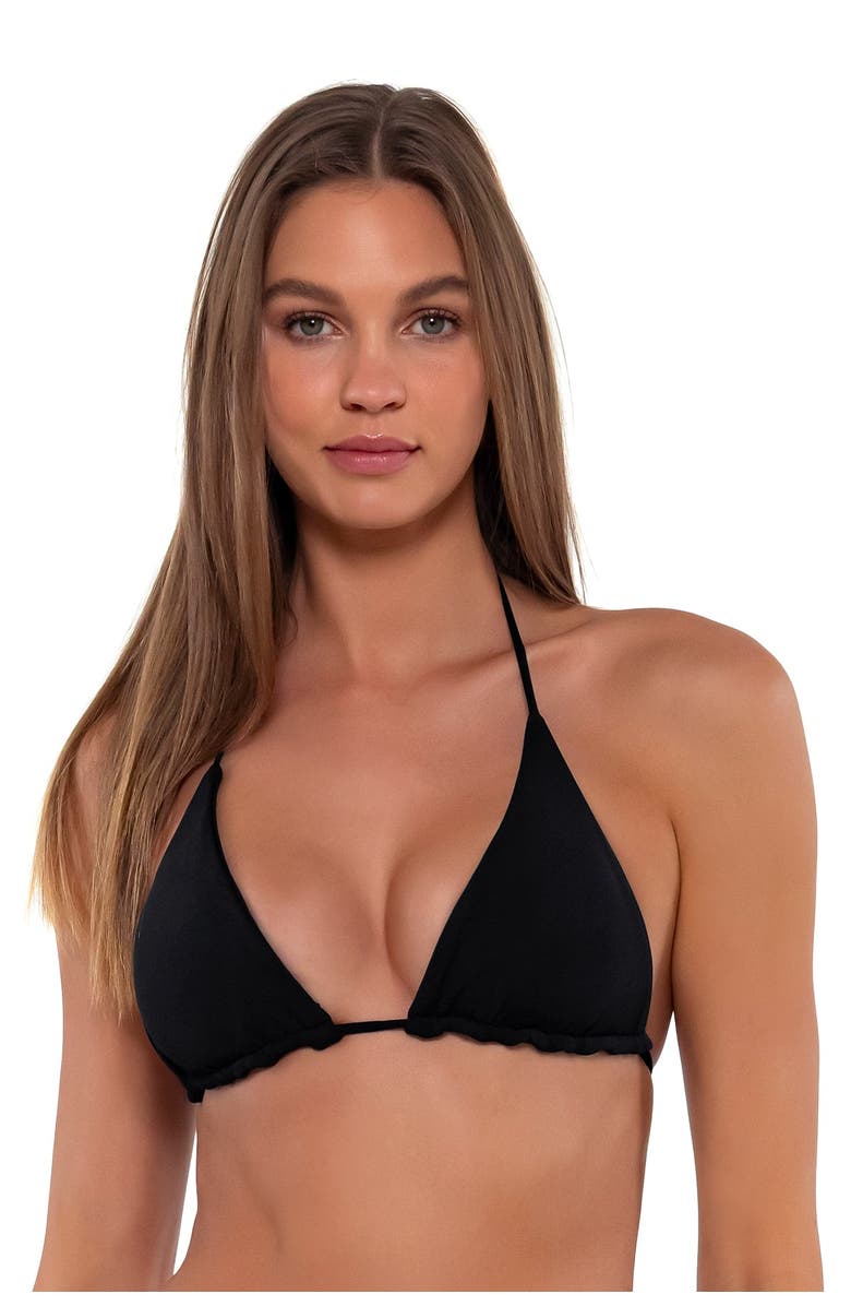 Sunsets Starlette Triangle Bikini Swimsuit Top, Alternate, color,