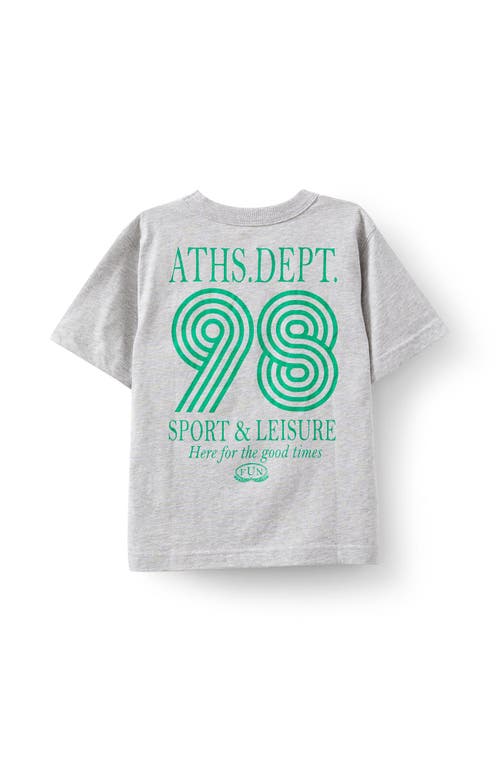 Cotton On Kids Kid's Jonny Short Sleeve Graphic Print Tee In Fog Grey Marle Aths Dept 98