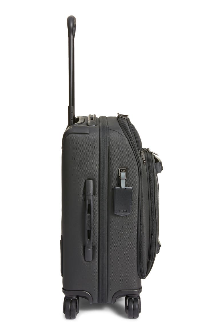 Merge Collection 22-Inch International Expandable Wheeled Carry-On Bag, Alternate, color, GREY/ BLACK STRIPE