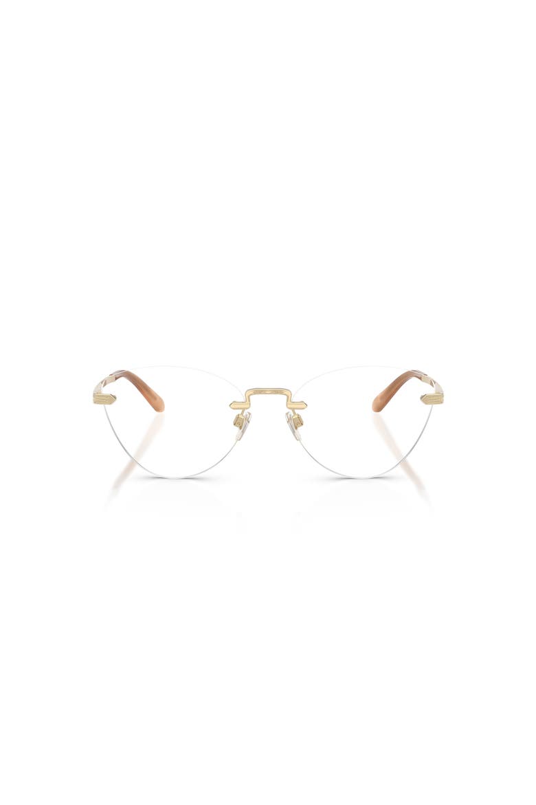 54mm Cat Eye optical glasses, Alternate, color, Gold