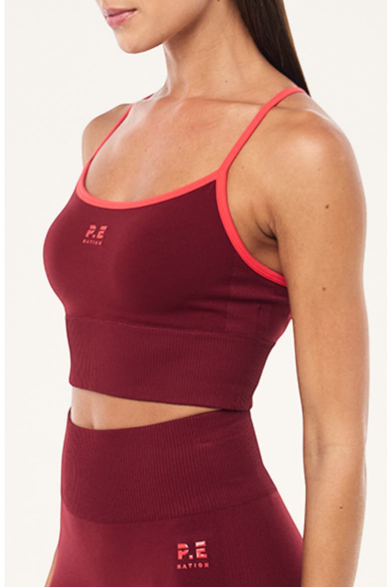 Release Seamless Crop Tank, Alternate, color, CABERNET / STRAWBERRY