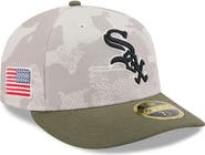 New Era Men's New Era Light Beige/Olive Chicago White Sox 2025 Armed Forces Day Low Profile 59FIFTY Fitted Hat