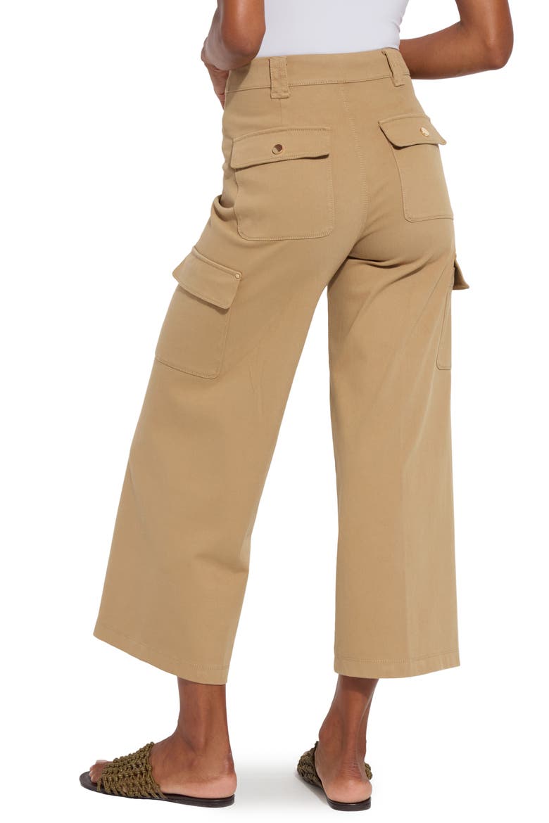 Erin West High Waist Crop Wide Leg Utility Pants, Alternate, color, OLIVE TINT