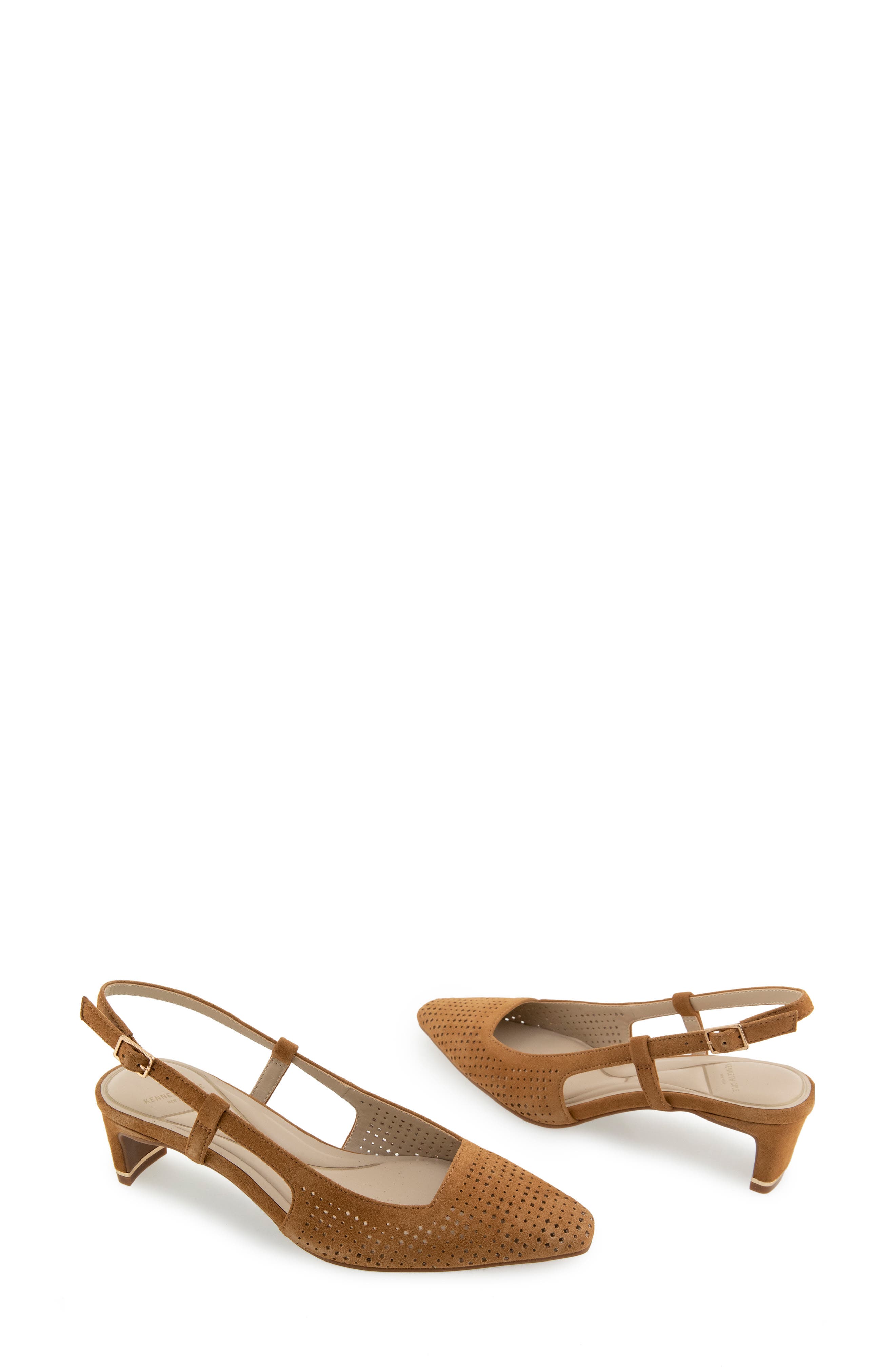 Kenneth Cole Marbella Perf Slingback Pump, Alternate, color, 