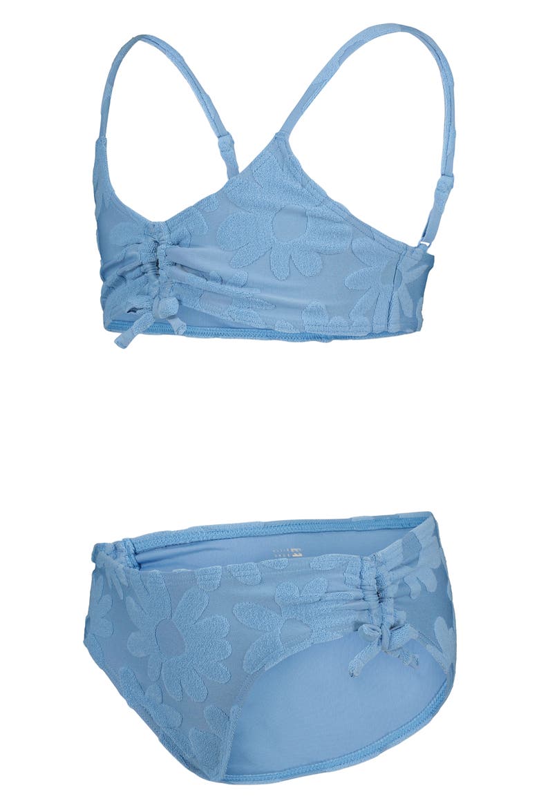 Kids' Botanic Blues Two-Piece Swimsuit, Alternate, color, ASHLEIGH BLUE