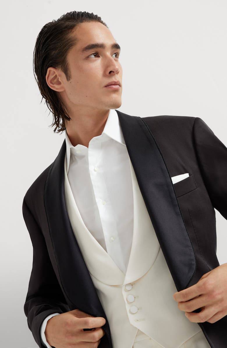 Brunello Cucinelli Tuxedo jacket, Alternate, color, 