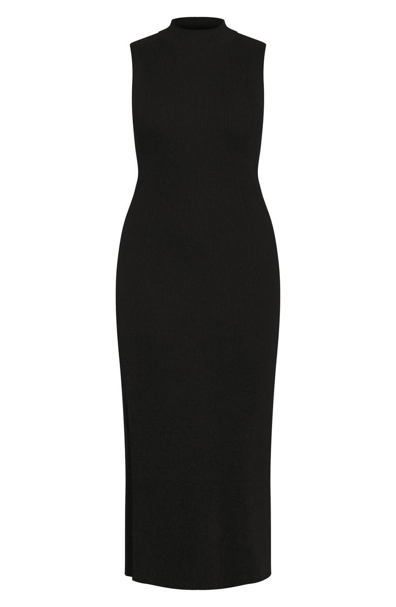 City Chic Kenia Sleeveless Ribbed Sweater Dress, Alternate, color,