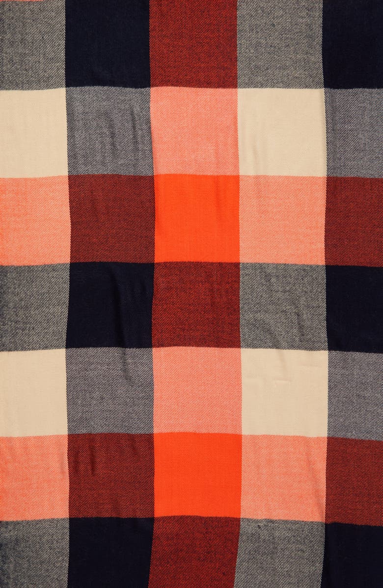 Madewell Checkmate Fringe Scarf, Alternate, color, 