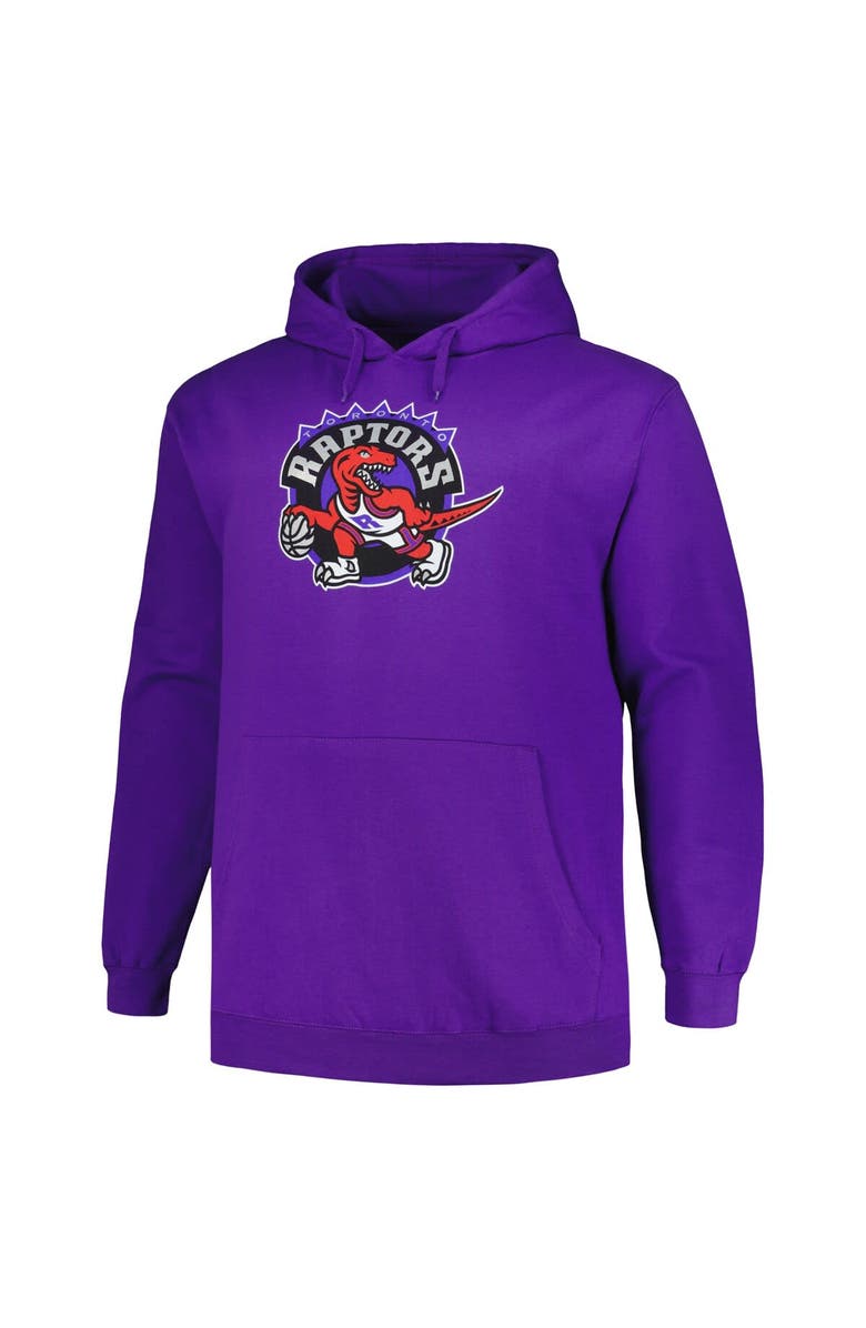 Mitchell & Ness Men's Mitchell & Ness Purple Toronto Raptors Hardwood Classics Big & Tall Pullover Hoodie, Alternate, color, 