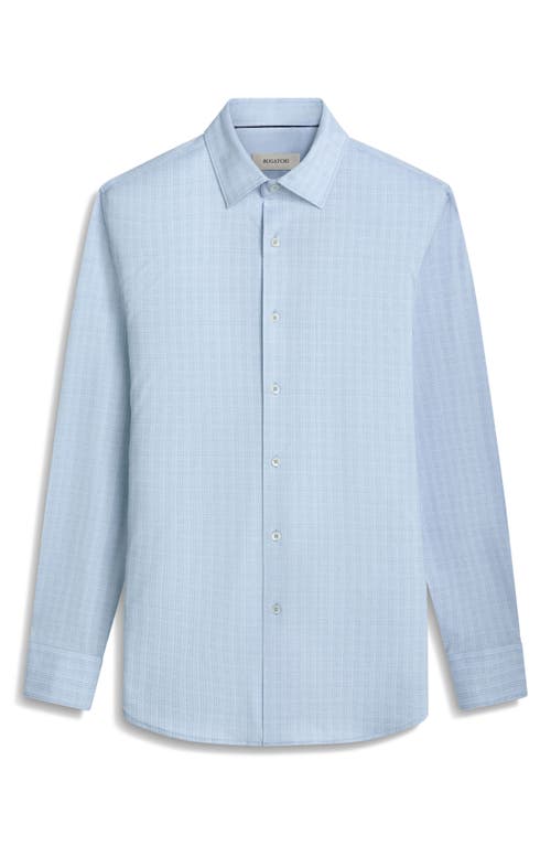 Bugatchi Ooohcotton® Check Button-up Shirt In Menthol