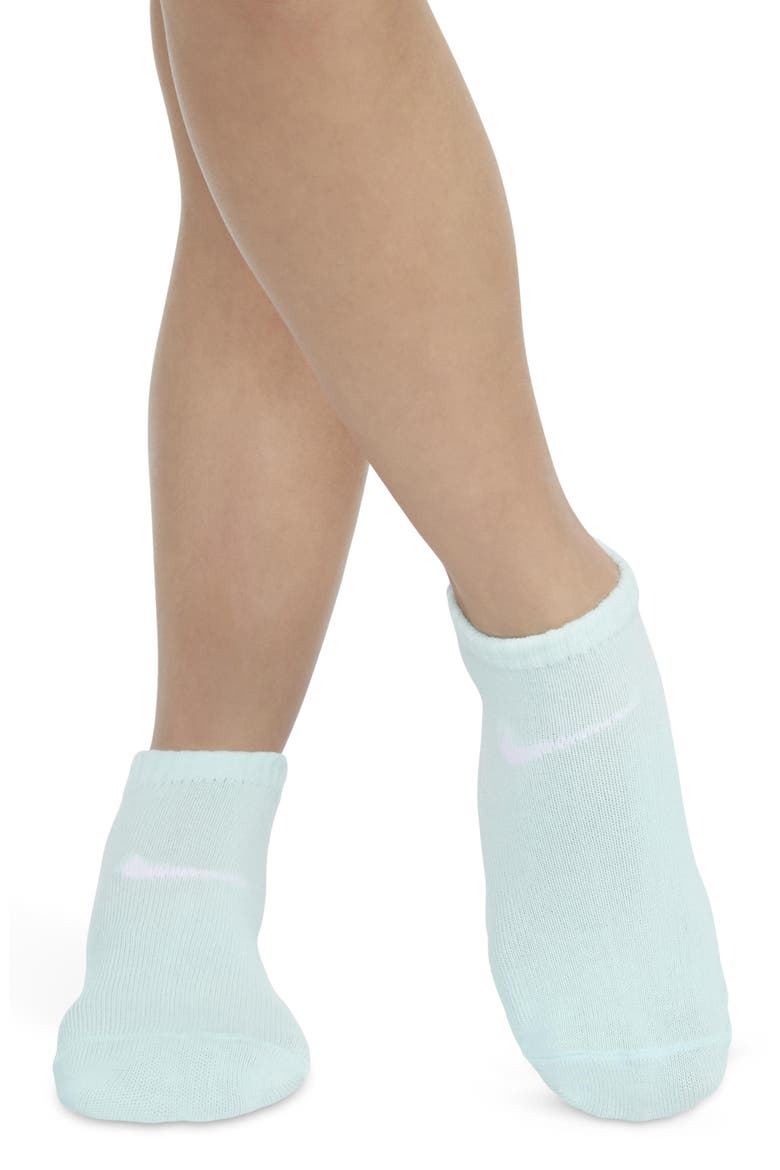 Kids' Swoosh Cushioned Ankle Socks, Alternate, color, DOLL