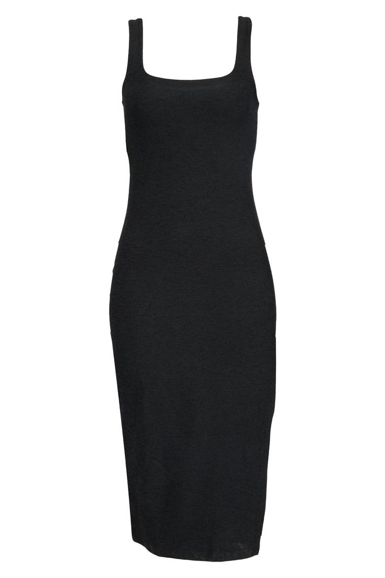 Icon Space Dye Midi Dress, Alternate, color, DARKEST NIGHT