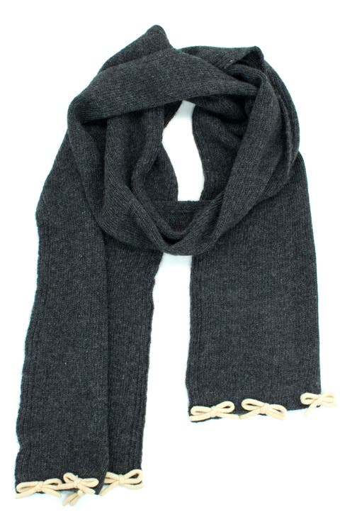 Bow Trim Scarf