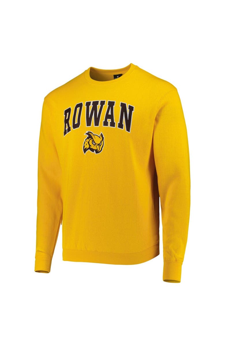 COLOSSEUM Men's Colosseum Gold Rowan Profs Arch Over Logo Pullover Sweatshirt, Alternate, color, Gold