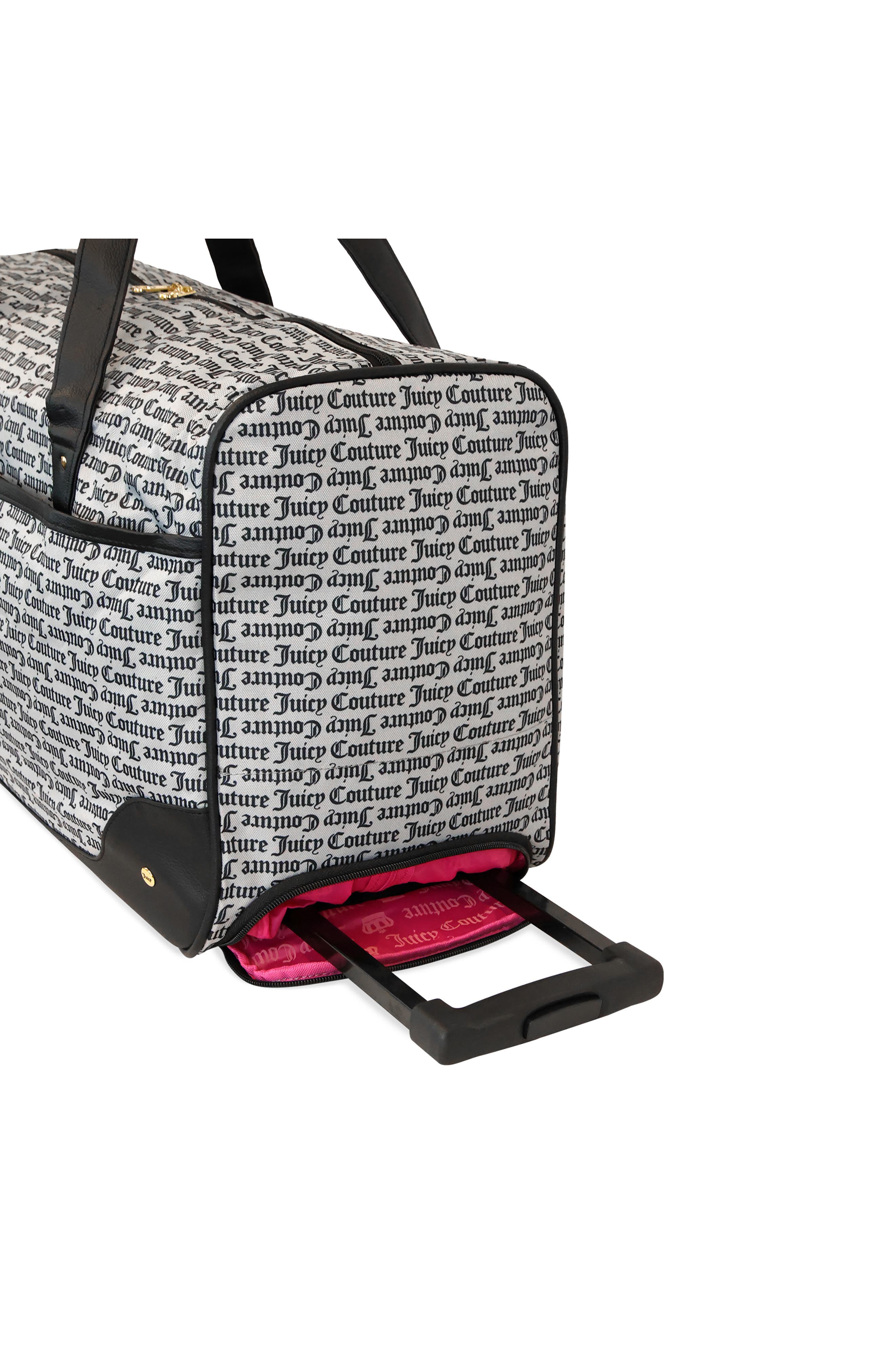 Sahara Rolling Duffle Bag, Alternate, color, JC GREY