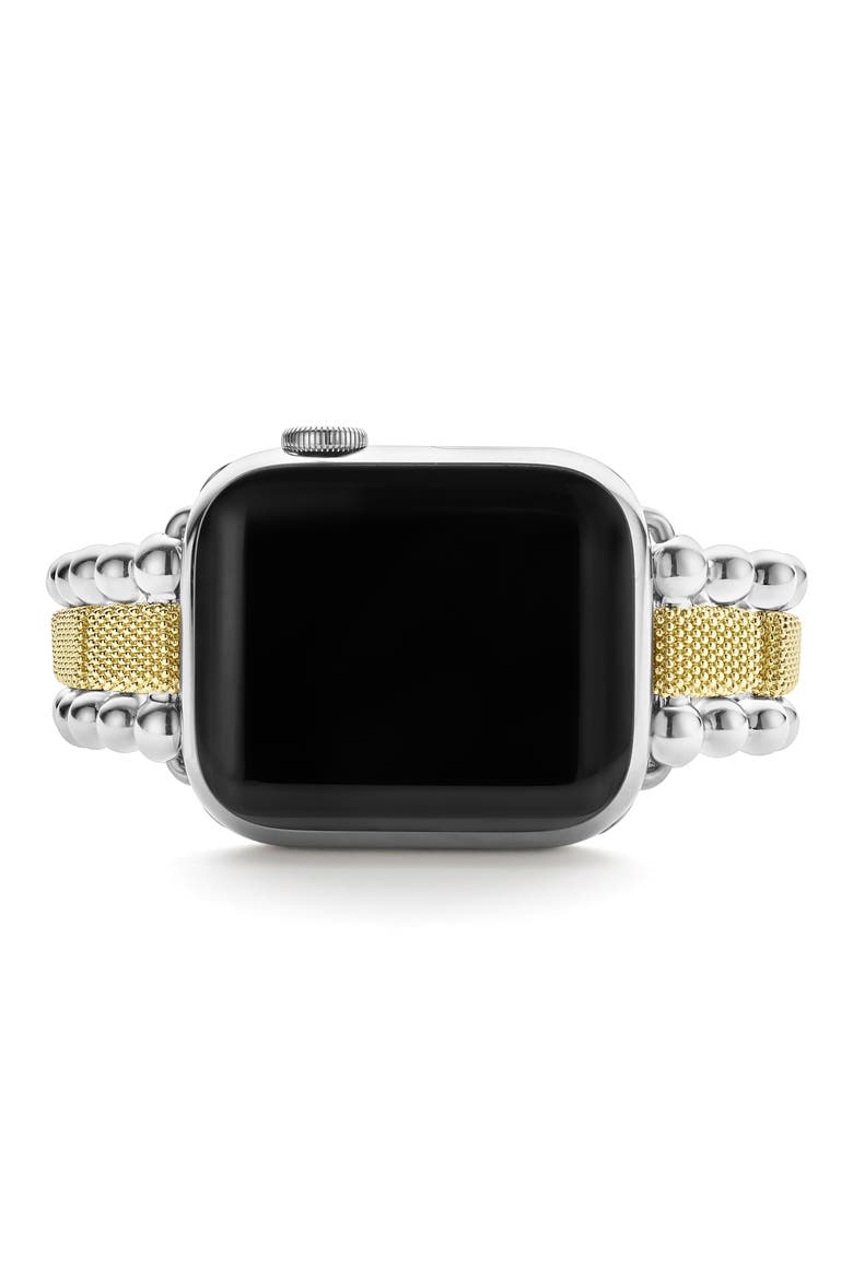 Smart Caviar Lux Apple Watch® Watchband, Alternate, color, GOLD/ SILVER