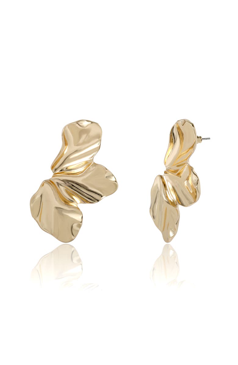 BCBG Half Petal Earrings, Alternate, color, 