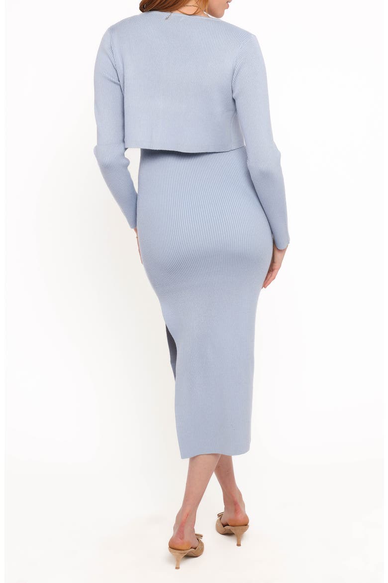 Tagum Midi Dress & Jacket, Alternate, color, BLUE