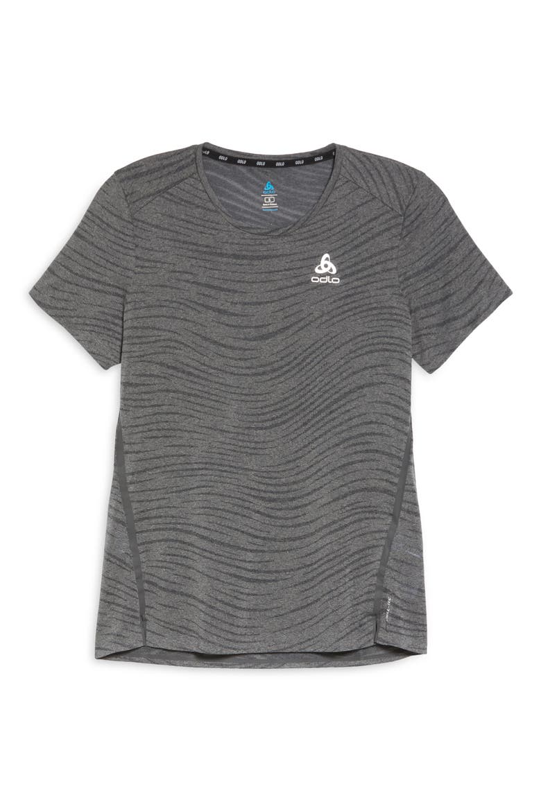 Zeroweight Chill-Tec Running T-Shirt, Alternate, color, BLACK MELANGE