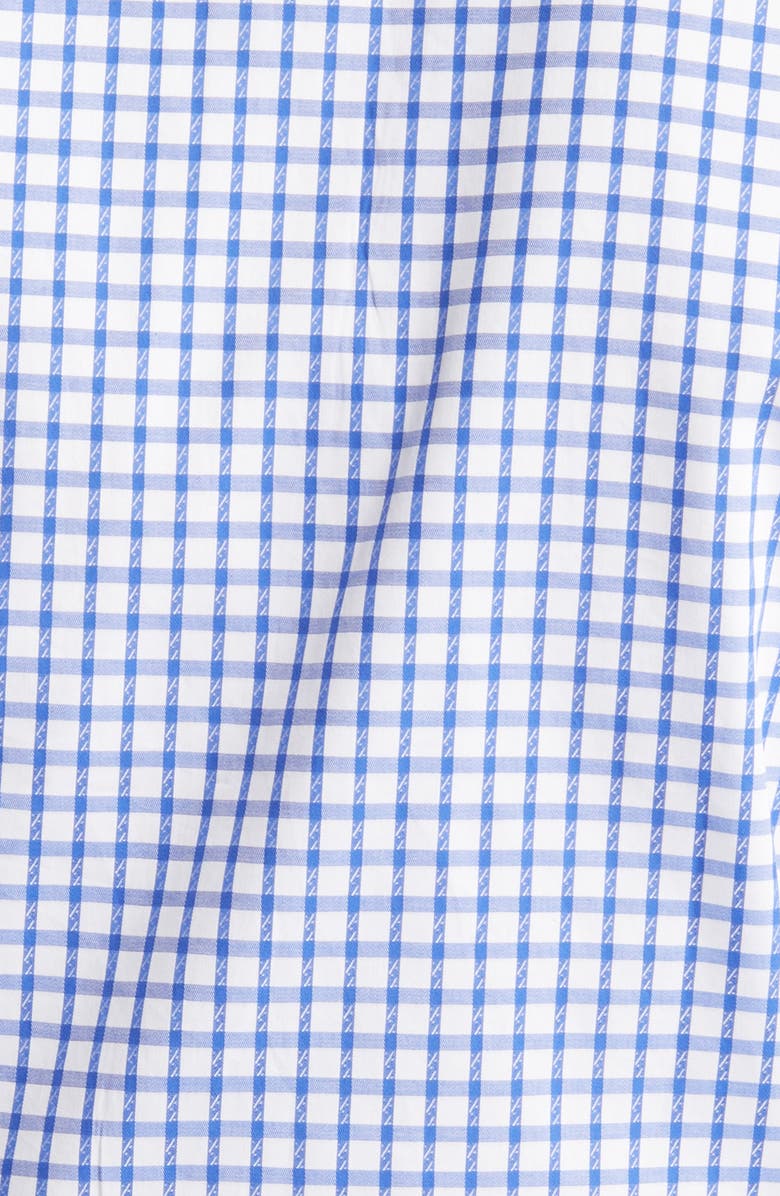 DANIEL HECHTER Trim Fit Windowpane Check Cotton Dress Shirt, Alternate, color, 