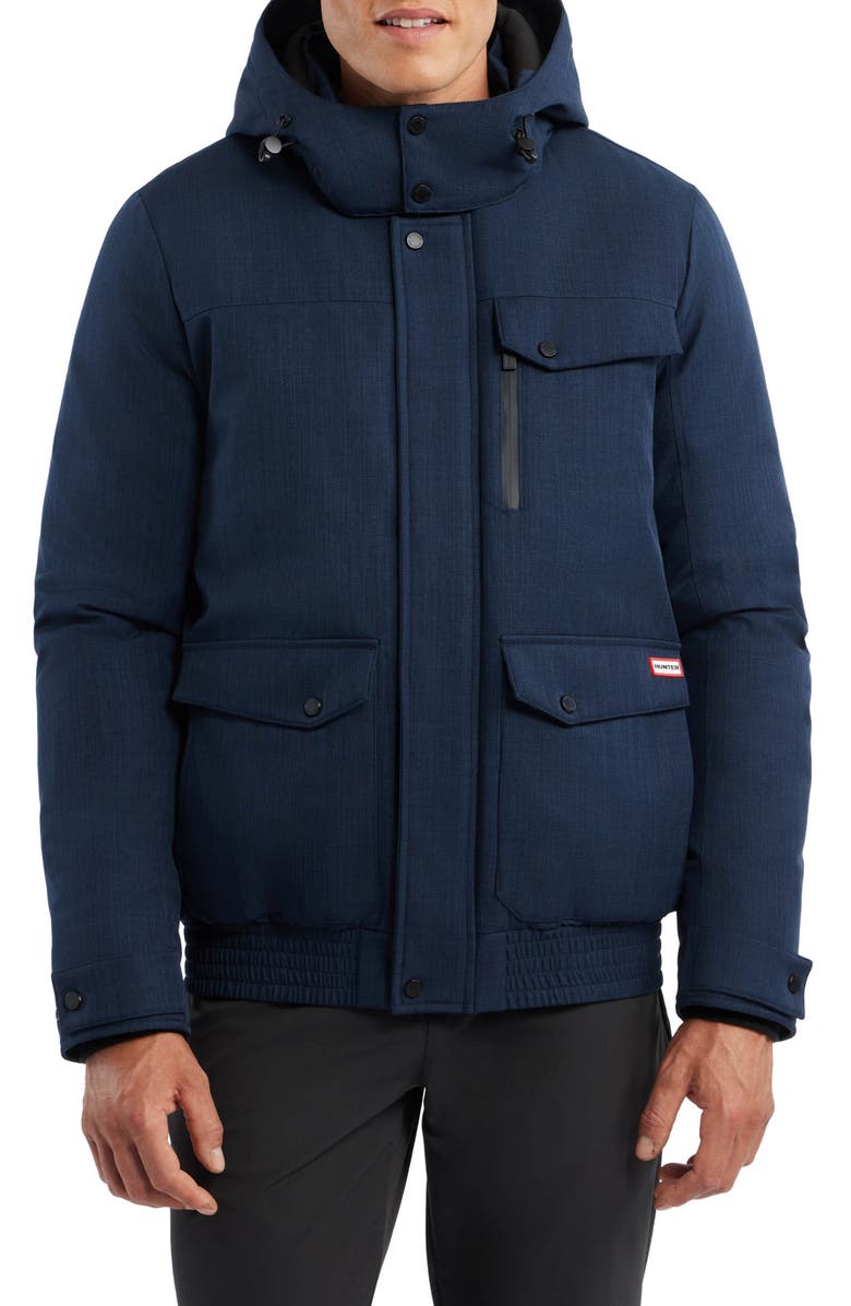 Hunter Liverpool Midweight Jacket, Main, color, Night Sky
