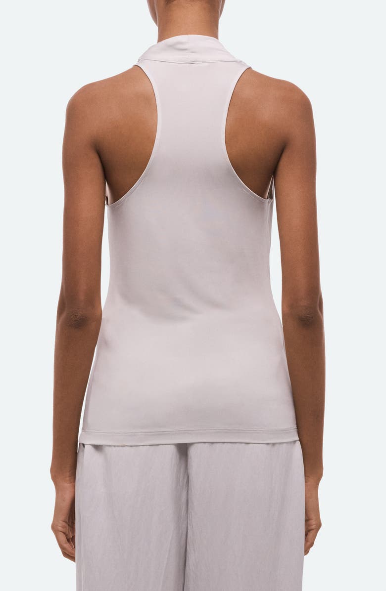 Helmut Lang Asymmetric Twist Tank, Alternate, color, Grey