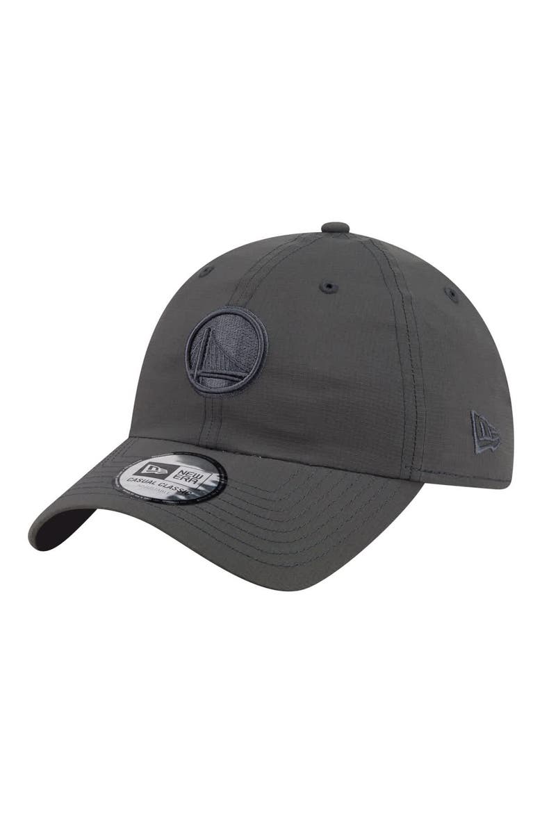 Unisex New Era Charcoal Golden State Warriors Ripstop Casual Classic Adjustable Hat, Main, color, Charcoal