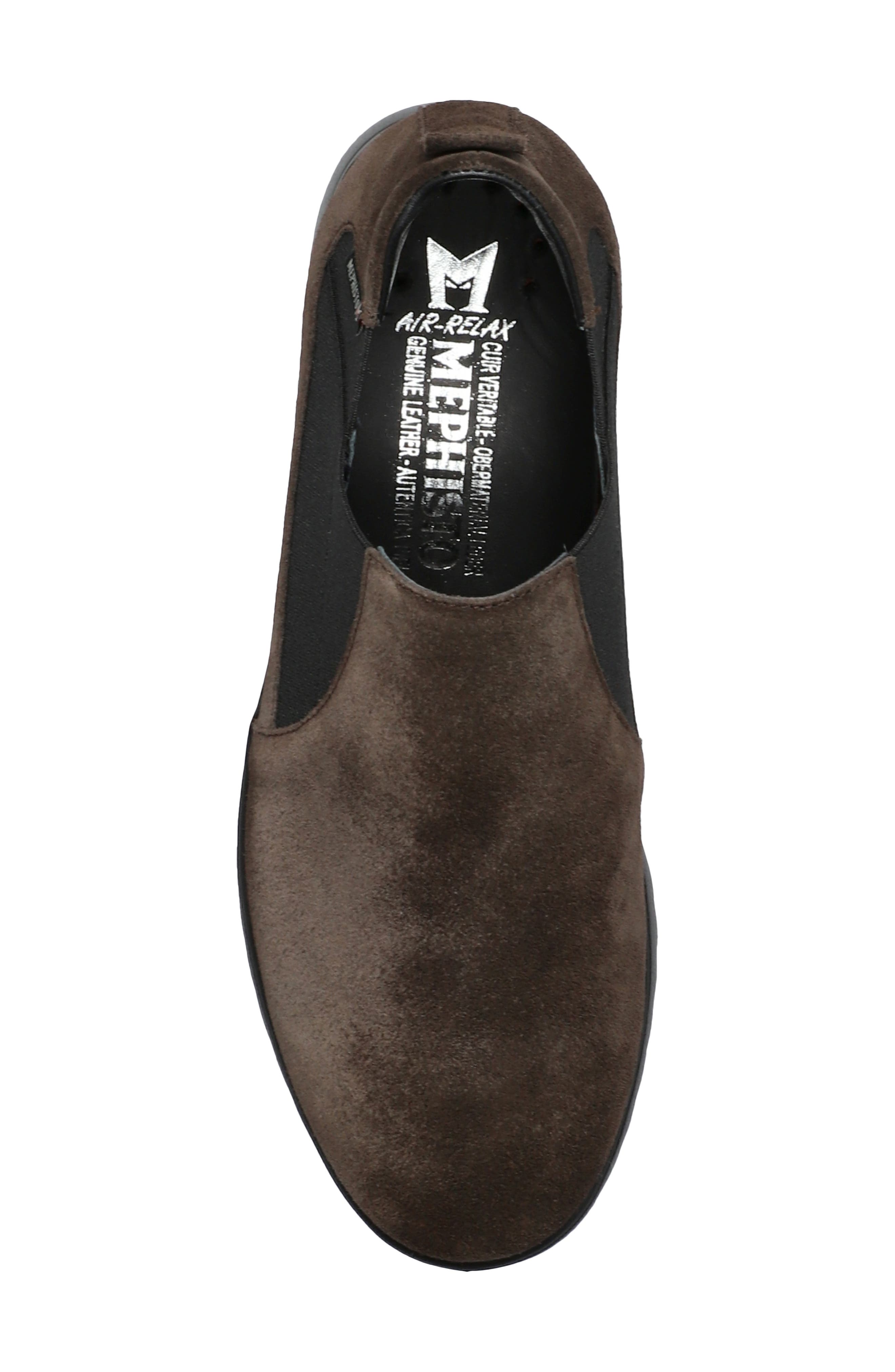 Mephisto Ibelina Wedge Slip-On Sneaker, Alternate, color, Dark Brown
