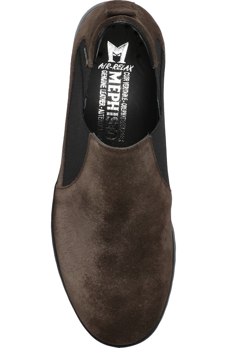 Mephisto Ibelina Wedge Slip-On Sneaker, Alternate, color, Dark Brown