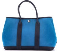Pre-Owned Hermes Garden Party Tote Toile and Leather 30
