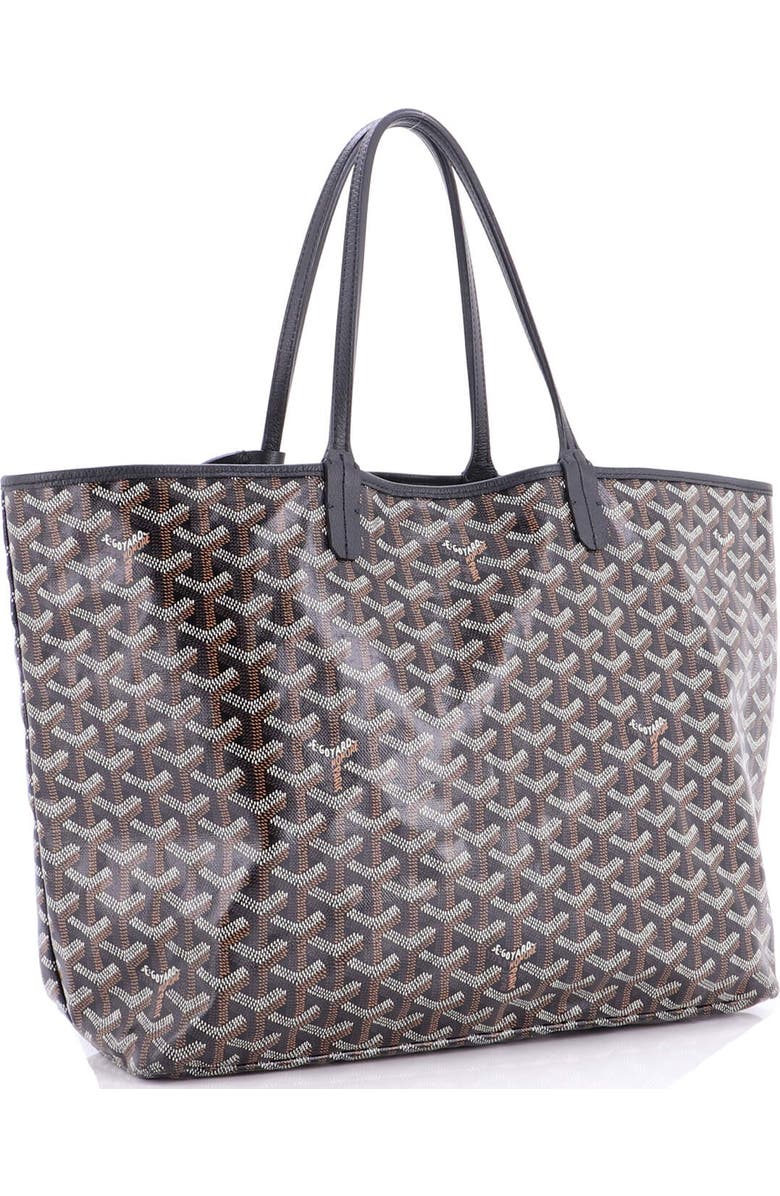 Pre-Owned Goyard Saint Louis Tote Coated Canvas PM, Alternate, color, Black