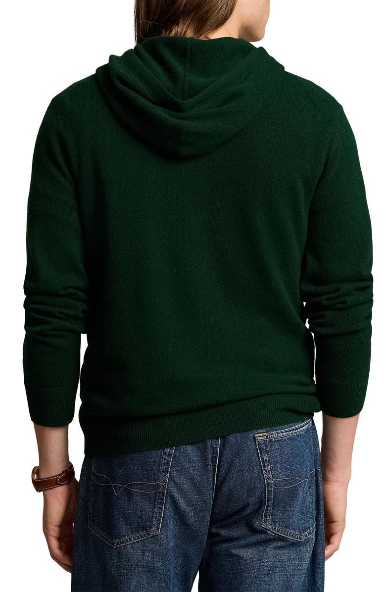Polo Ralph Lauren Polo Bear Merino Wool Hoodie Sweater, Alternate, color, 