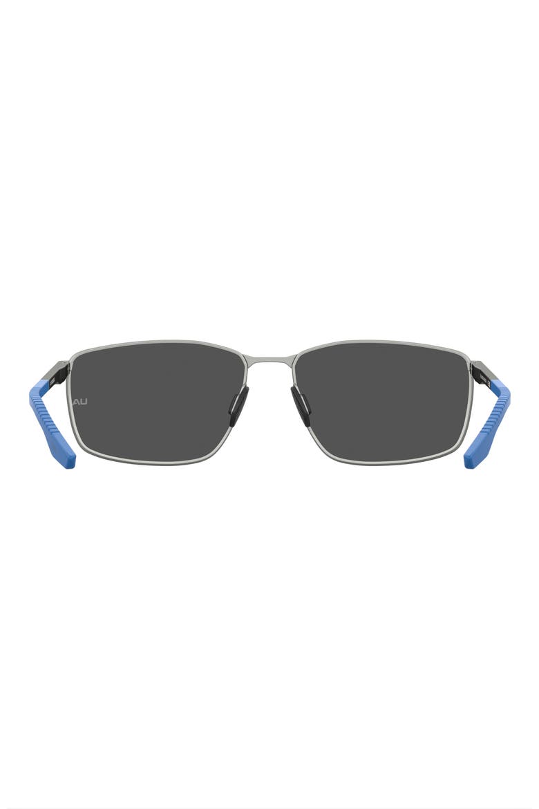 Square Sport Sunglasses, Alternate, color, MATTE RUTHENIUM BLUE
